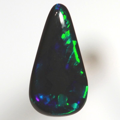 SOLID BLACK OPAL Bright gemmy green sparkles all of the time